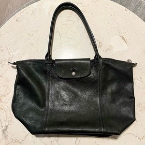Longchamp Modele Depose Leather Le Pliage
